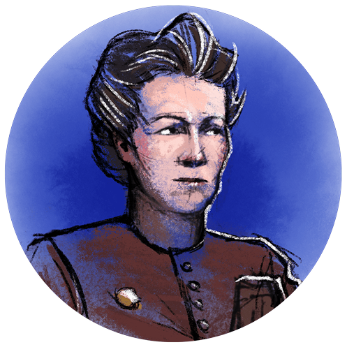 Illustration of Aline Chalufour